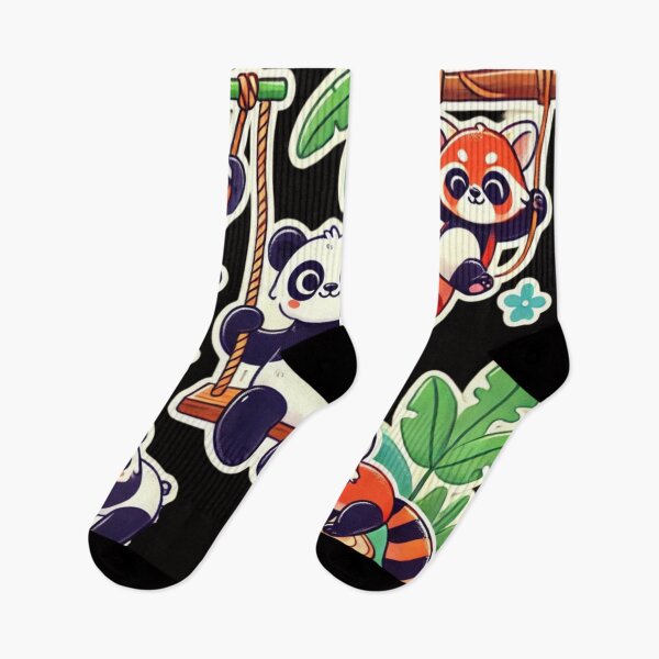 Item preview, Cute Panda and Red Panda - the playground designed and sold by DamioPolArt.