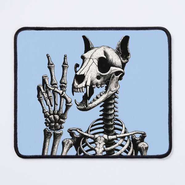 Item preview, Peace & Love from the Beyond TSQ Dog Skeleton designed and sold by TSQ.