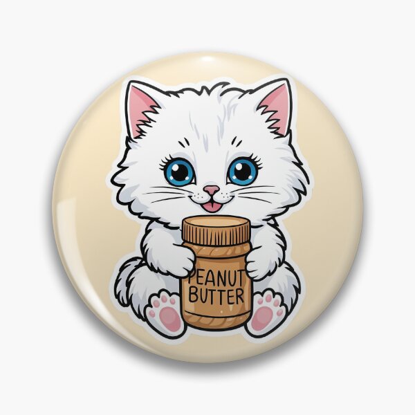 Item preview, Cat having Peanut Butter| Nutty Buddy Spread | Gobble Gala  designed and sold by Kids GobbleGala.