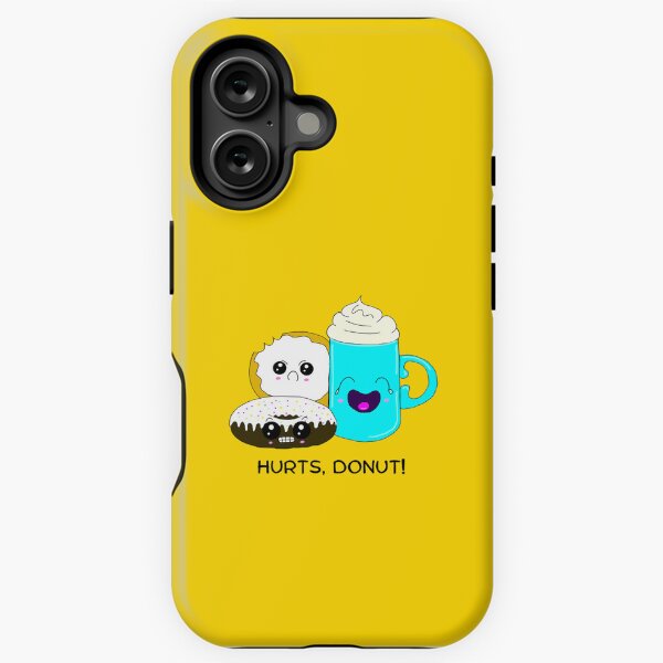 (Sprinkle Yellow) Hurts, Donut Kawaii Cute Food Art iPhone Tough Case