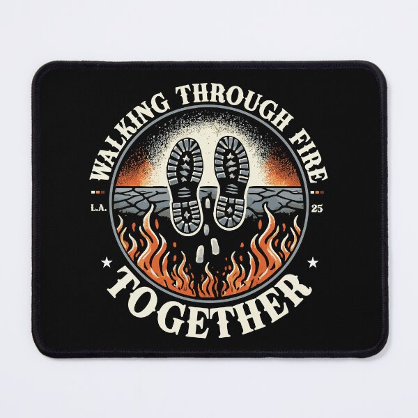 Item preview,  Walking Through the California Wildfires Together designed and sold by CreaTahiti.