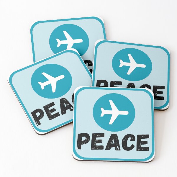 Item preview, Airplane Mode - Peace designed and sold by Crayonjar.