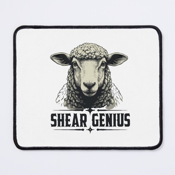 Item preview, Shear Genius - Sheep Shearer Pun Humor designed and sold by TeesYouWant.