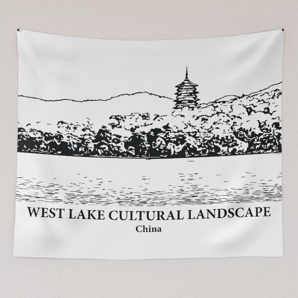 Item preview, West Lake Cultural Landscape - China designed and sold by Lakeric Cityscapes.