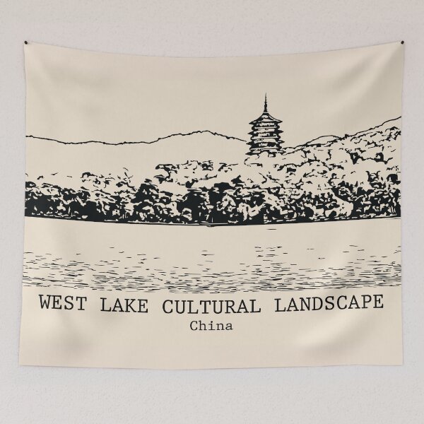 Item preview, West Lake Cultural Landscape - China designed and sold by Lakeric Cityscapes.