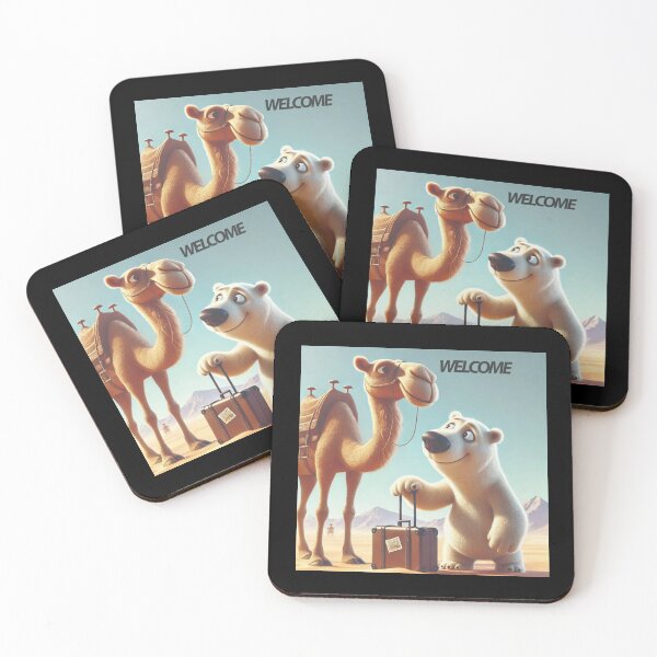 Item preview, CAMEL AND POLAR BEAR designed and sold by Dogandesighn.