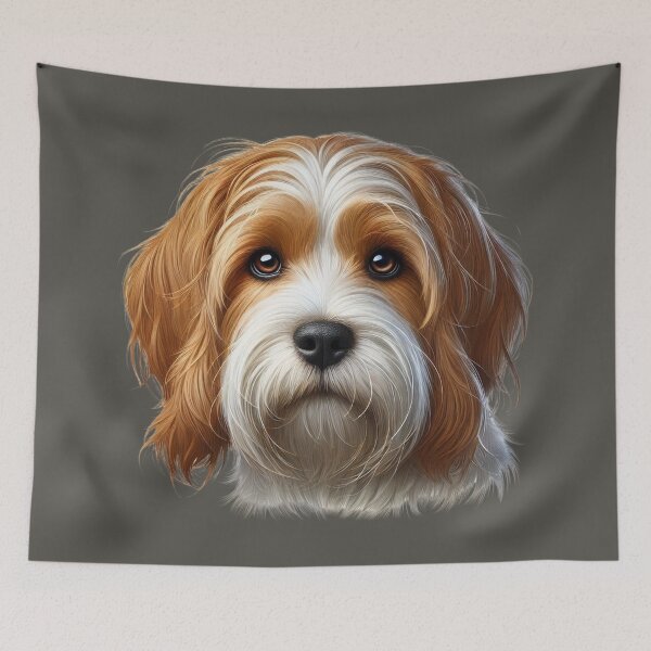 Item preview, Petit basset griffon vendeen beautiful head designed and sold by Saxbys.