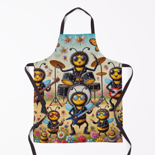 Aperçu de l'œuvre Concert de musique métal Cute Bees créée et vendue par Dogandesighn.