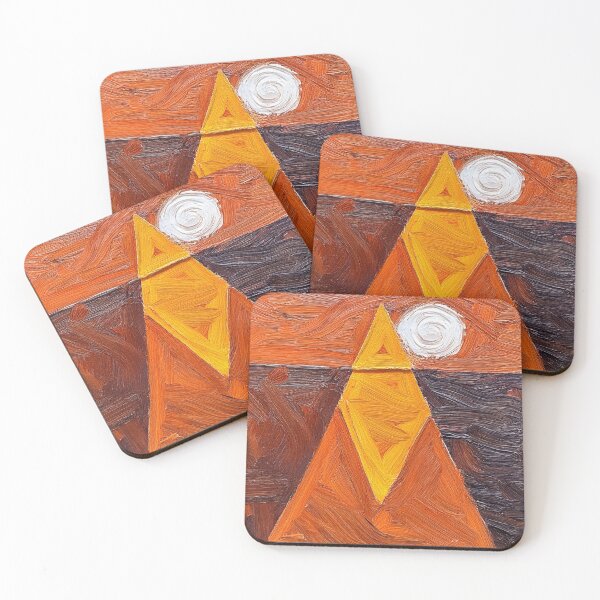Item preview, Pyramid Under the Setting Sun designed and sold by NtksArt.