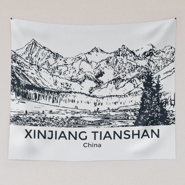 Item preview, Xinjiang Tianshan - China designed and sold by Lakeric Cityscapes.