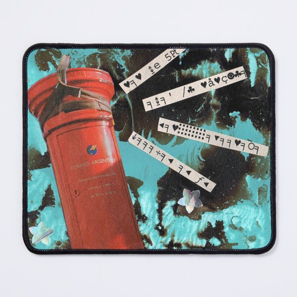 Item preview, Old Post Office Mailbox in Pouring Paint designed and sold by CarlaBotto.