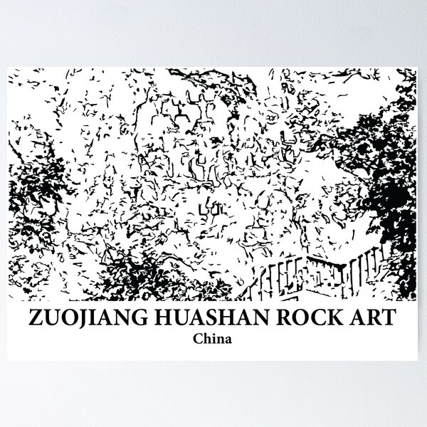 Item preview, Zuojiang Huashan Rock Art - China designed and sold by Lakeric Cityscapes.