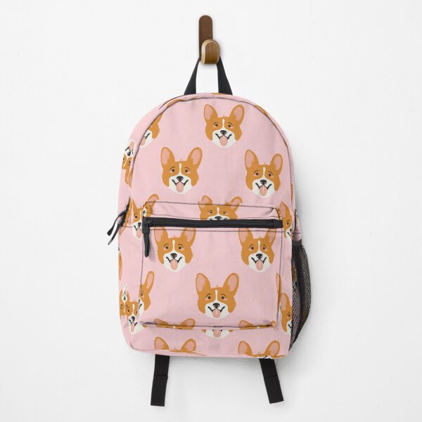 Vista previa del artículo con la obra «Diseño de perro Corgi - Rosa», diseñado y vendido por Crayonjar.