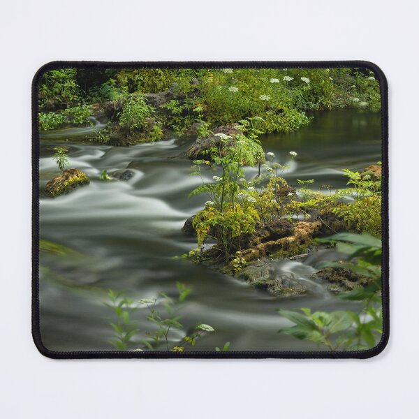 Item preview, A lush, green forest surrounds a gently flowing Hillsborough River creating a serene and tranquil scene designed and sold by EyezWatchin.