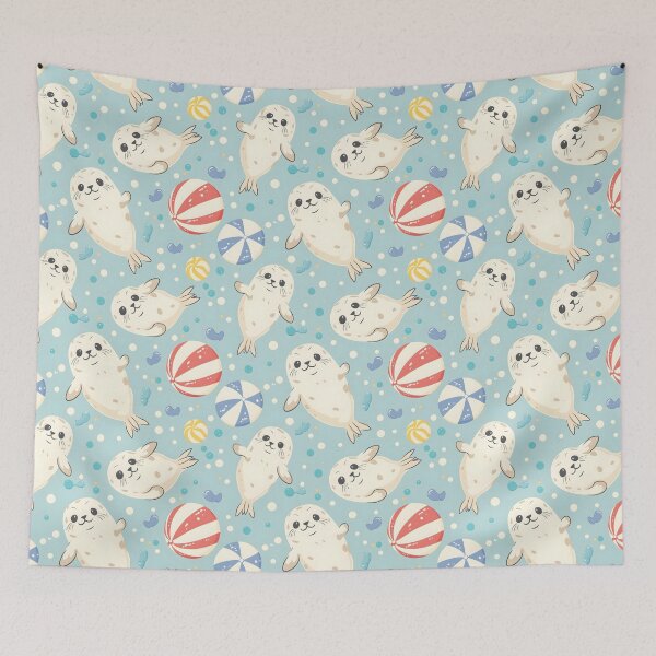 Item preview, Seal Beach Ball Pattern designed and sold by palaco210.