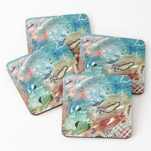 Item preview, Water Color and Patterns Abstract designed and sold by Misfitcane.