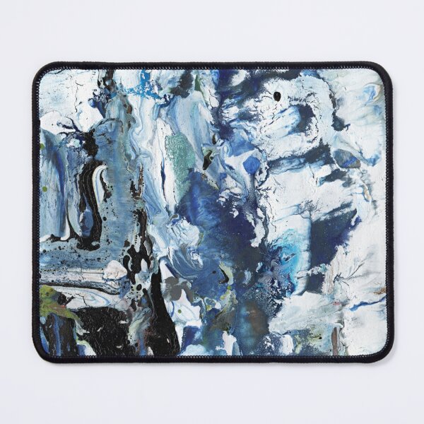 Item preview, Poetry, pouring painting blue and white clouds designed and sold by CarlaBotto.