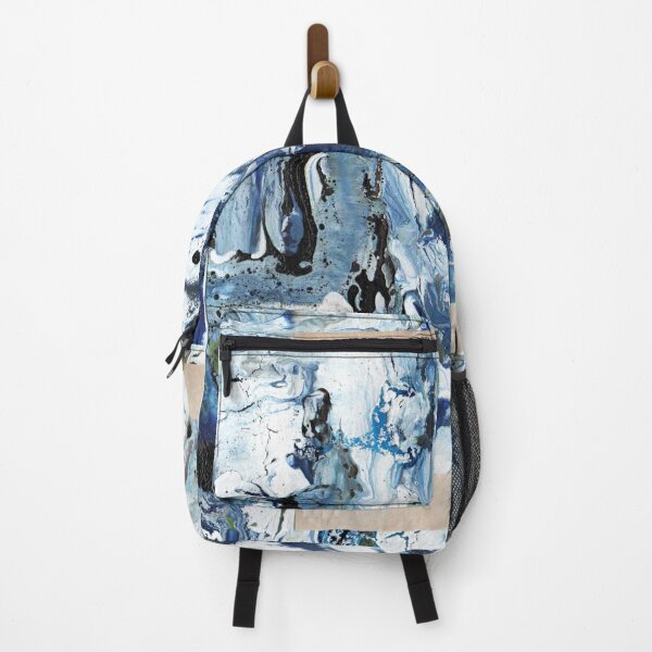 Item preview, Poetry, pouring painting blue and white clouds designed and sold by CarlaBotto.