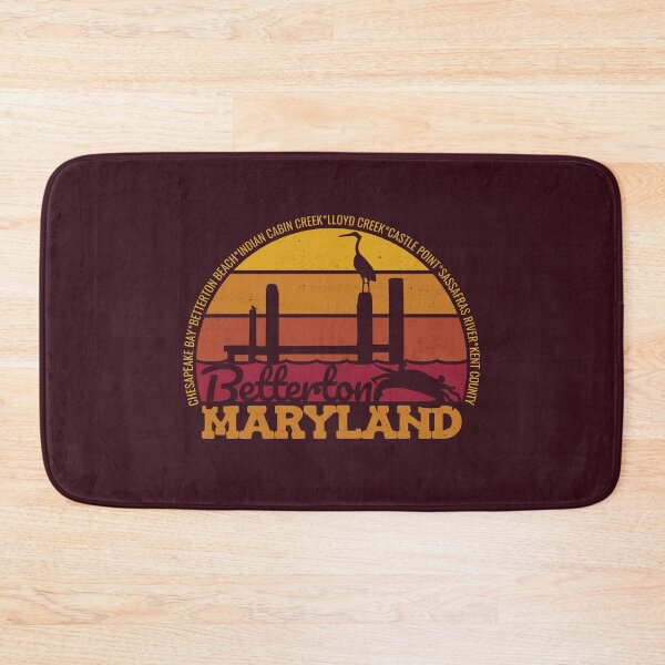 Item preview, Betterton Maryland Sunset Retro Local Pride Logo designed and sold by CRHPOD20.