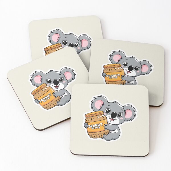 Item preview, Koala having Peanut Butter| Nutty Buddy Spread | Gobble Gala  designed and sold by Kids GobbleGala.