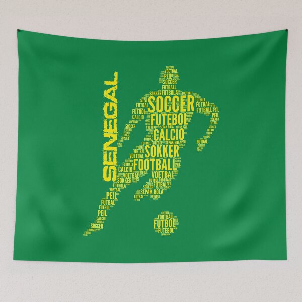 Item preview, Senegal Soccer Typography designed and sold by goodspy.
