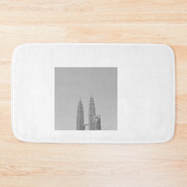 Item preview, Street Photography Petronas Towers Kuala Lumpur KL Malaysia Black and White Southeast AsiaAsia designed and sold by holaitssher.