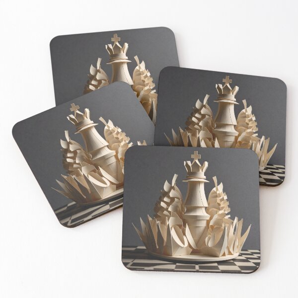 Item preview, Chess king - paper sculpture designed and sold by Chess64.