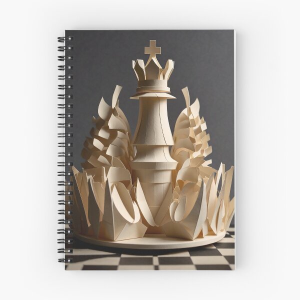 Item preview, Chess king - paper sculpture designed and sold by Chess64.