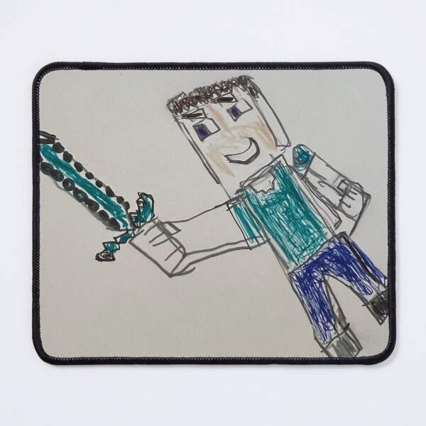 Item preview, Steve with Diamond Sword designed and sold by GibsonsArt.
