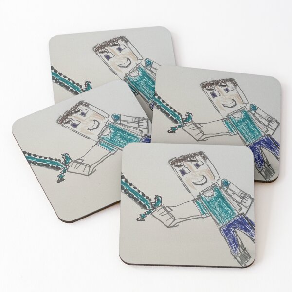 Item preview, Steve with Diamond Sword designed and sold by GibsonsArt.