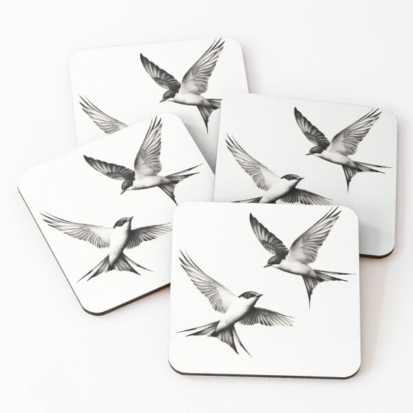 Item preview, Black and White Bird Pencil Drawing designed and sold by Pencil-Art.