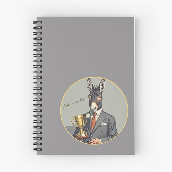 Item preview, jackass, jackass of the year, horrible boss, idiot, vintage art, vintage humor, business donkey, business jackass,  designed and sold by SavageLegion.