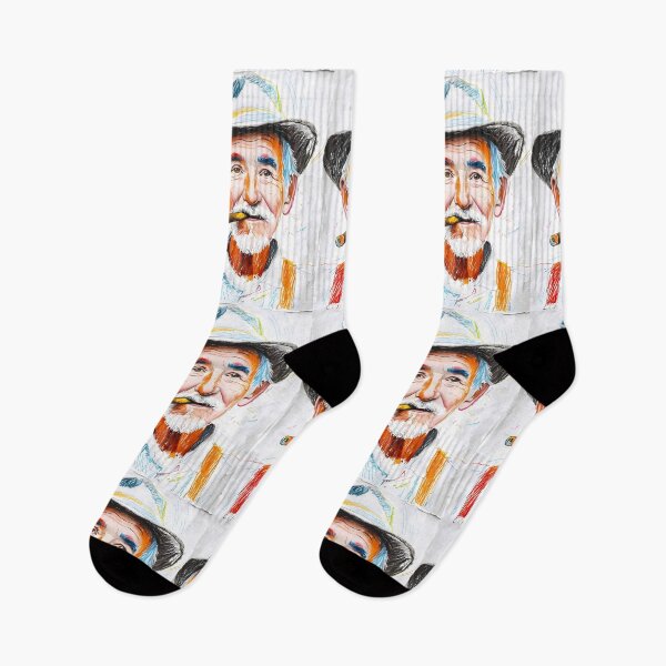 Item preview, GrandPa Illustration Draw Paint Design Art Pencil Colours designed and sold by ART ATTACK ZONE.