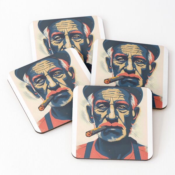 Item preview, GrandPa PopArt Draw Paint Design Art Pencil Colours designed and sold by ART ATTACK ZONE.