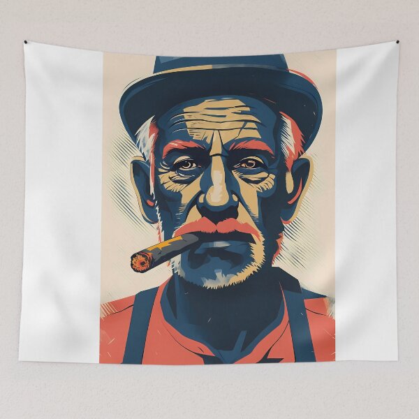 Item preview, GrandPa PopArt Draw Paint Design Art Pencil Colours designed and sold by ART ATTACK ZONE.