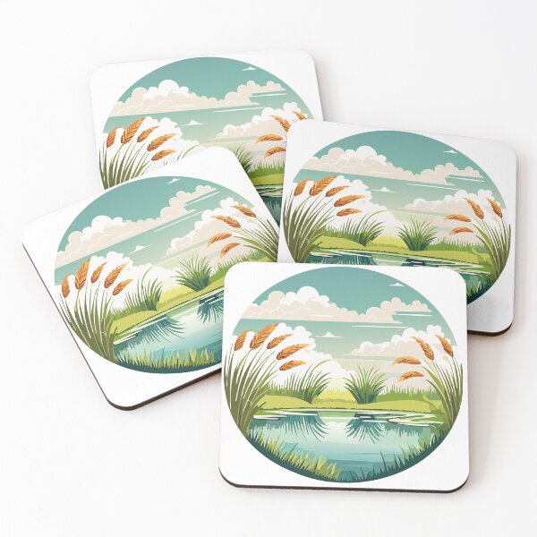 Item preview, Serene Marshland designed and sold by BenShirtDesign.