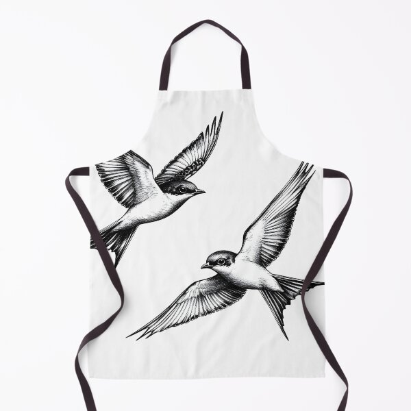 Item preview, Black and White Bird Pencil Drawing designed and sold by Pencil-Art.