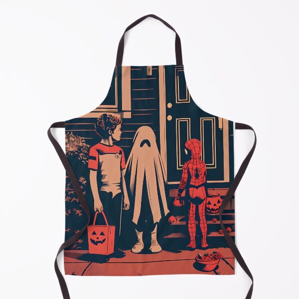 Item preview, Three Children In Halloween Costumes On Sidewalk designed and sold by ART ATTACK ZONE.
