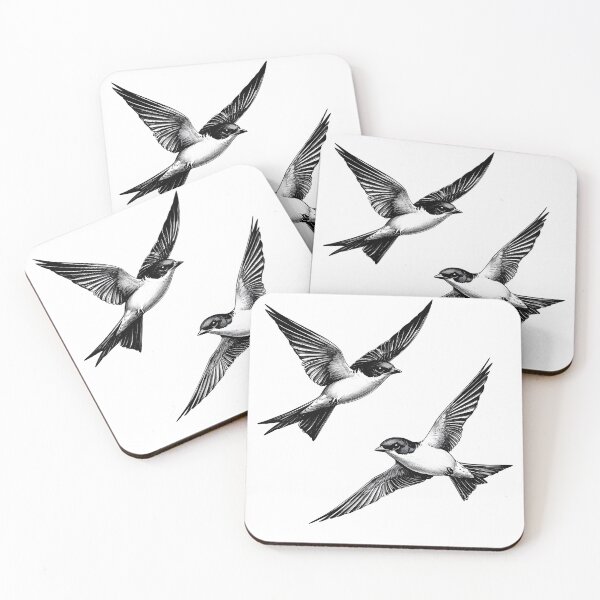Item preview, Black and White Bird Pencil Drawing designed and sold by Pencil-Art.