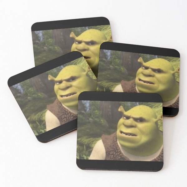 Aperçu de l'œuvre MeMe "Shrek confus" créée et vendue par PatronesKawai.