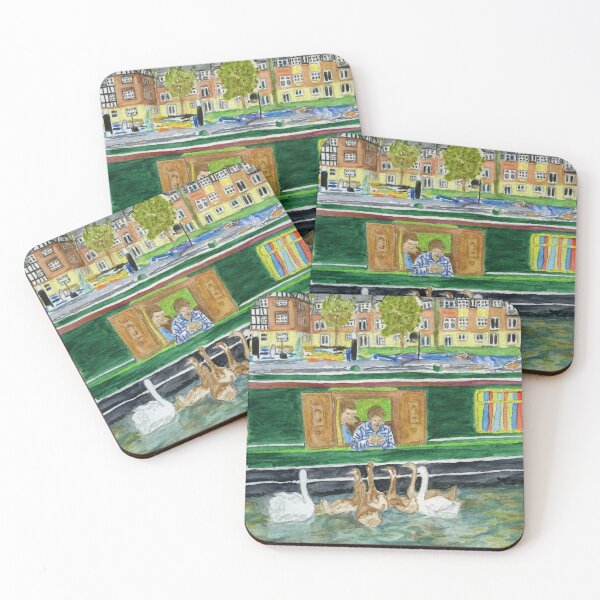 Item preview, Feeding Time on the River Weaver at Northwich  designed and sold by LymphomaLass.