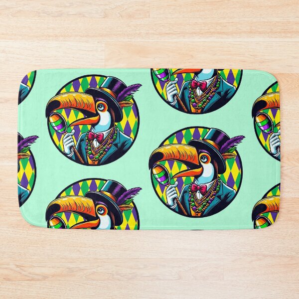 Item preview, Mardi Gras Toucan designed and sold by Ghost on Toast.