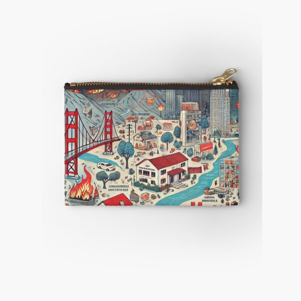 Item preview, Wildfires in Los Angeles: Causes and Environmental Impact Infographic" designed and sold by DODObakr.