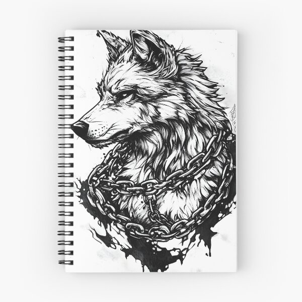Item preview, Realistic Wolf pencil drawing  designed and sold by Pencil-Art.