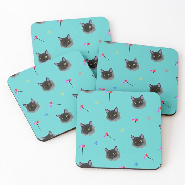 Item preview, Black Cat with his Favourite Toys: Blue designed and sold by Not-Kat.