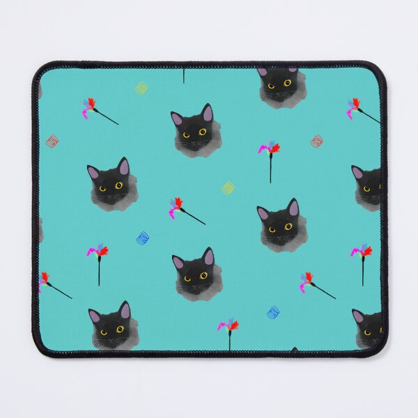 Item preview, Black Cat with his Favourite Toys: Blue designed and sold by Not-Kat.