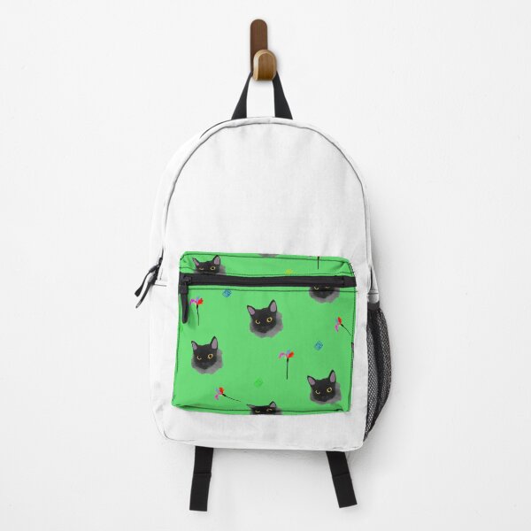 Item preview, Black Cat with his Favourite Toys: Green designed and sold by Not-Kat.