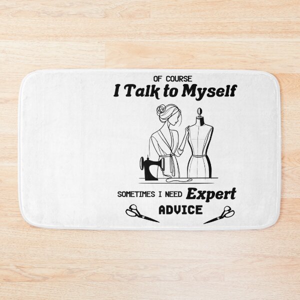 Item preview, of course I talk to myself, sewing funny designed and sold by EwaVerse.