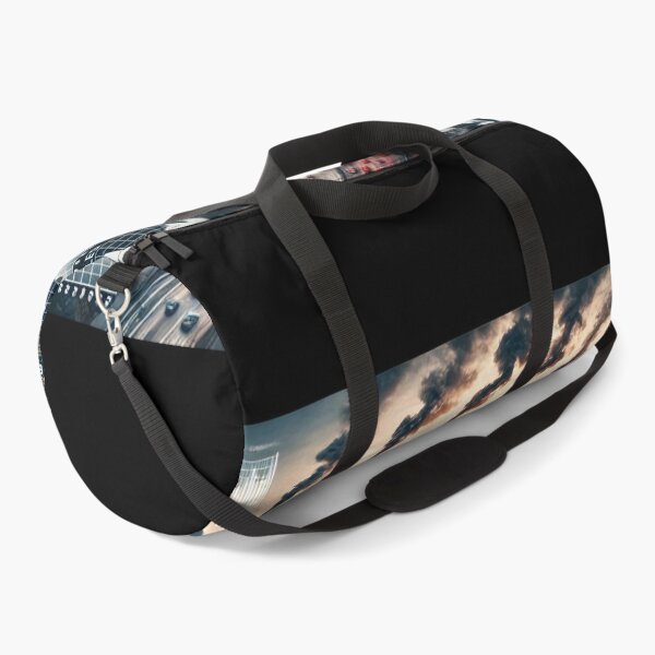 Item preview, Los Angeles skyline blending with smoke and flames designed and sold by DODObakr.