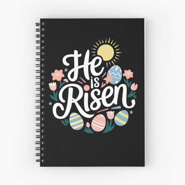 Item preview, He is Risen Easter Cross Christian Faith Easter Sunday designed and sold by Hananiah Merch.